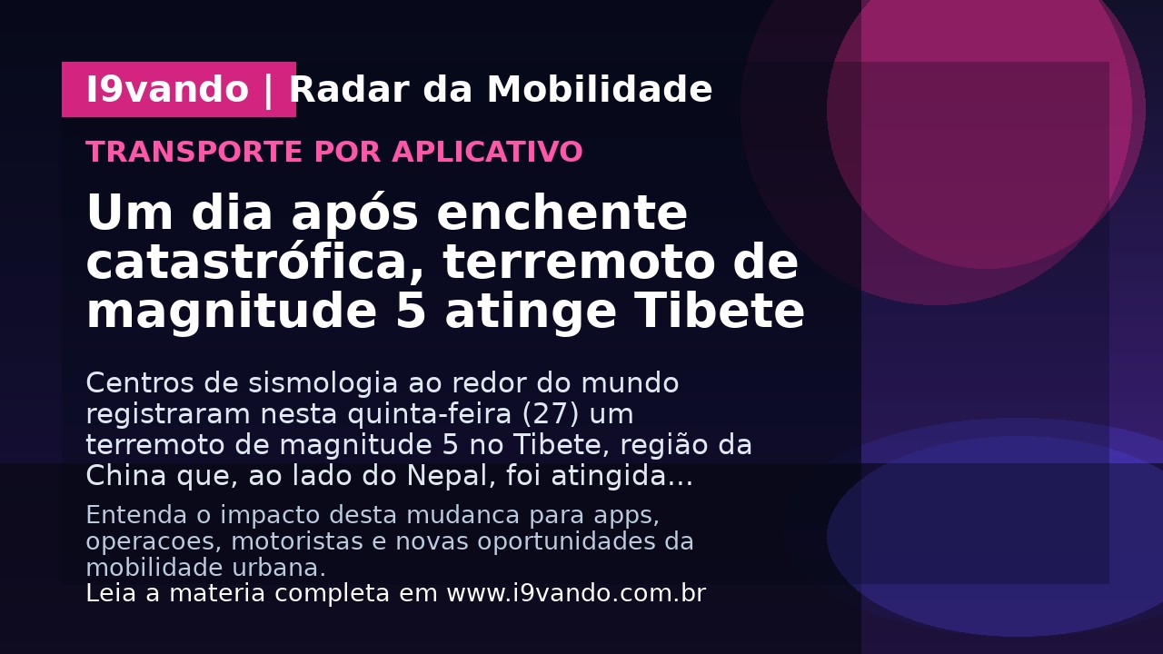 Um dia após enchente catastrófica, terremoto de magnitude 5 atinge Tibete