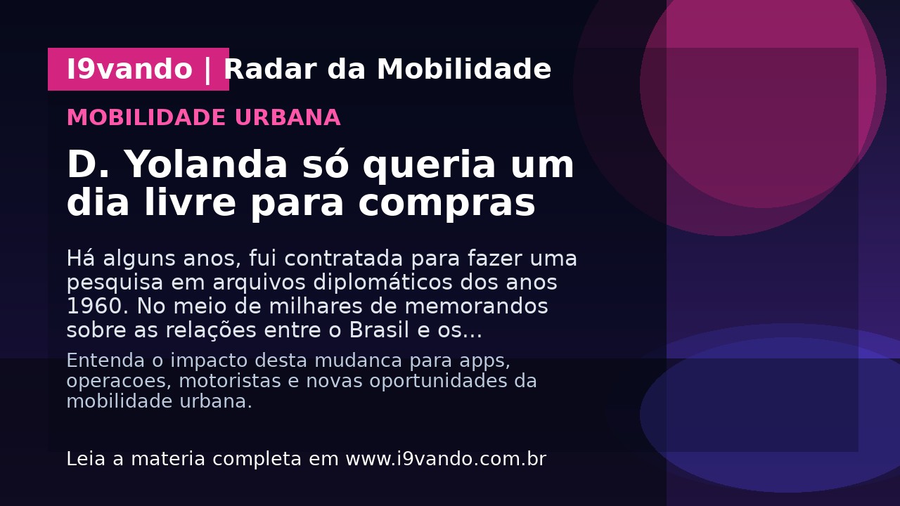 D. Yolanda só queria um dia livre para compras