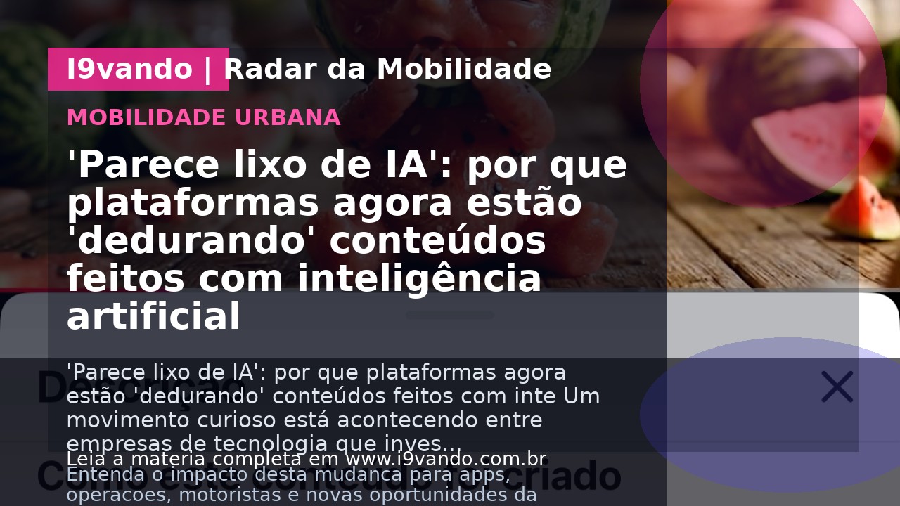 'Parece lixo de IA': por que plataformas agora estão 'dedurando' conteúdos feitos com inteligência artificial