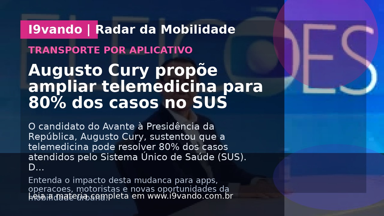 Augusto Cury propõe ampliar telemedicina para 80% dos casos no SUS