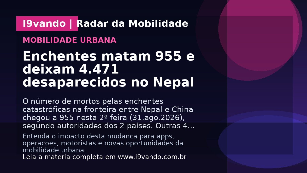 Enchentes matam 955 e deixam 4.471 desaparecidos no Nepal