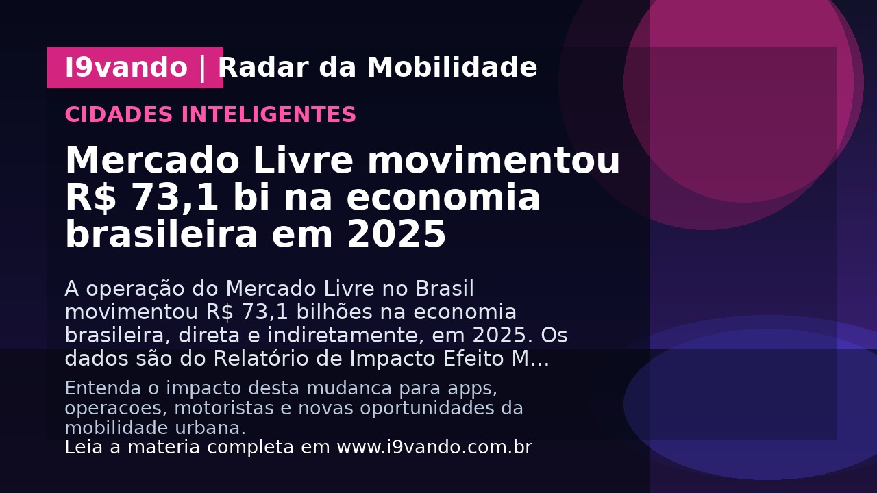 Mercado Livre movimentou R$ 73,1 bi na economia brasileira em 2025