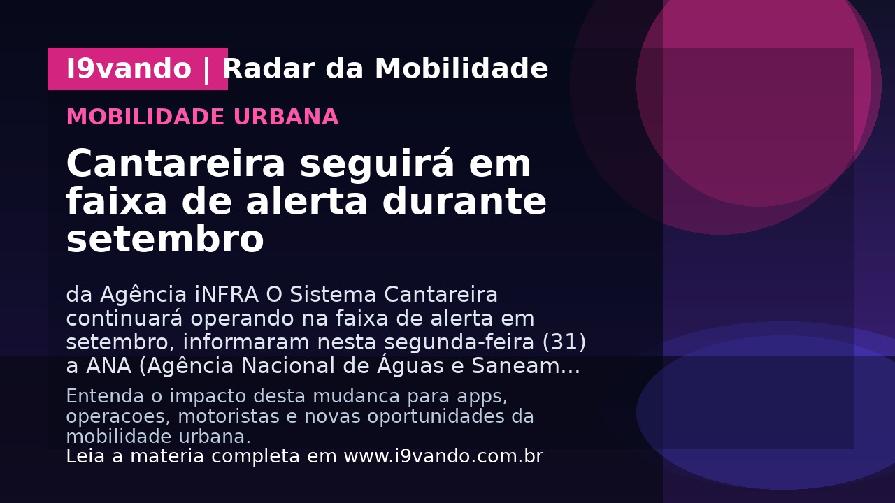 Cantareira seguirá em faixa de alerta durante setembro