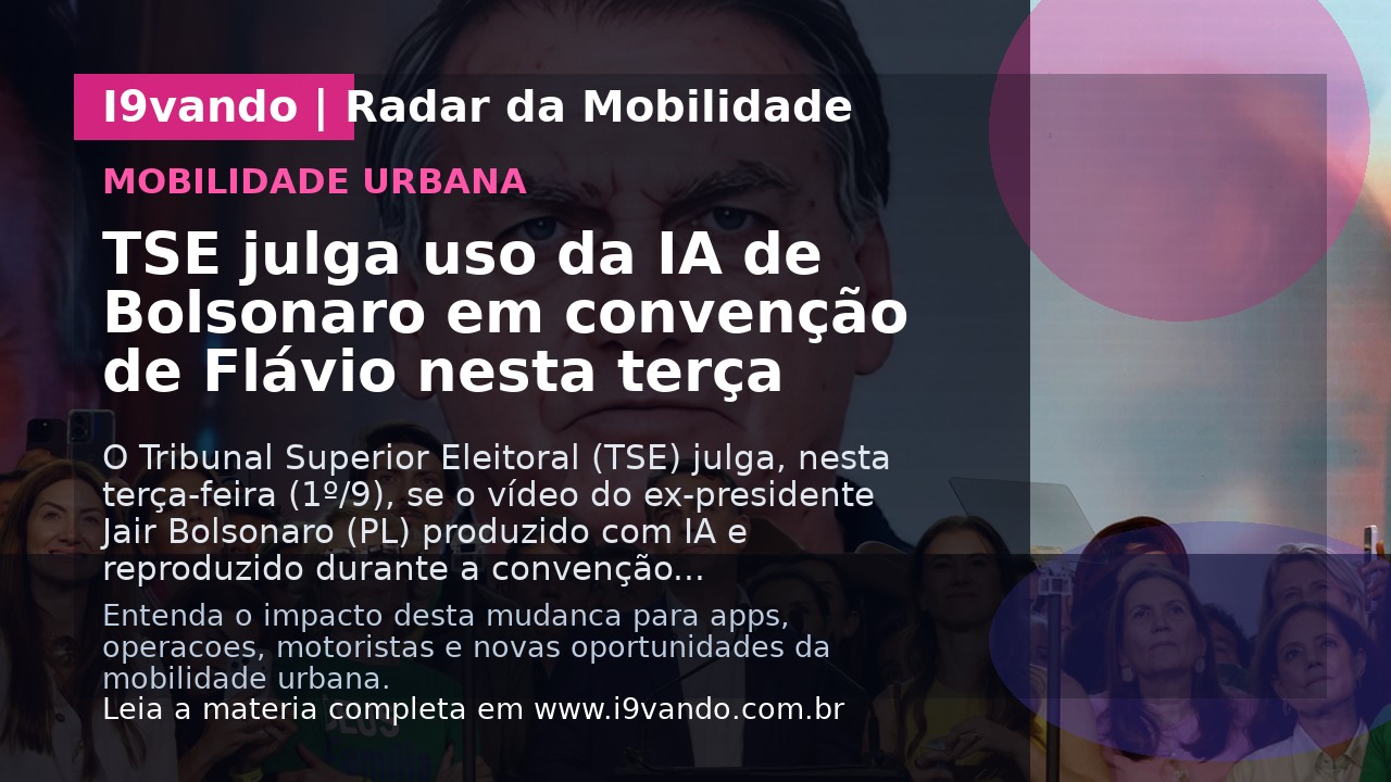 TSE julga uso da IA de Bolsonaro em convenção de Flávio nesta terça