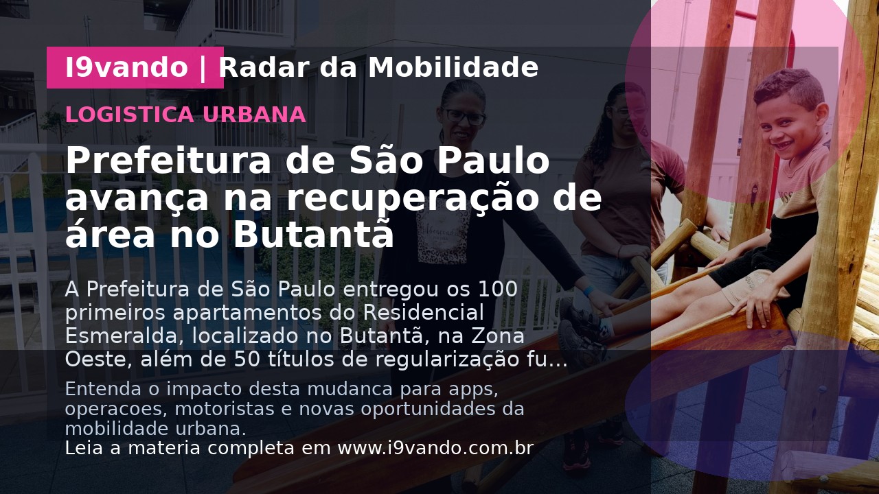 Prefeitura de São Paulo avança na recuperação de área no Butantã