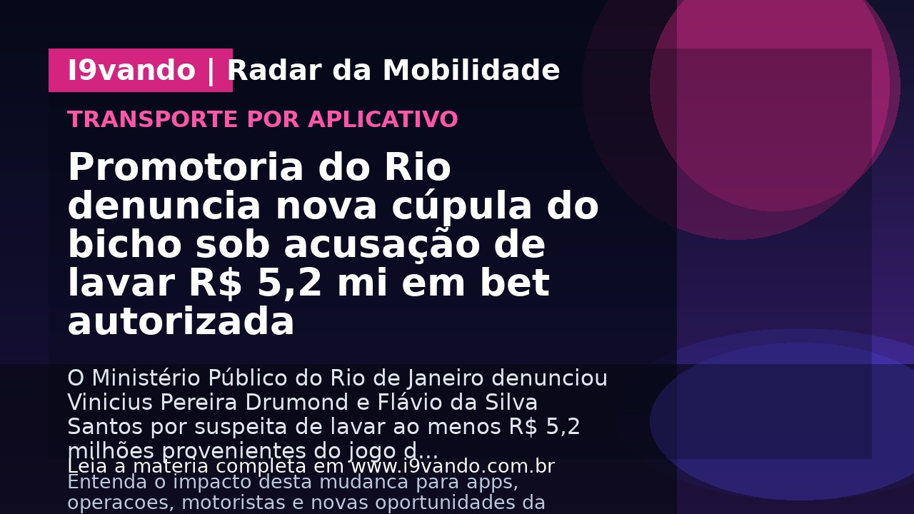 Promotoria do Rio denuncia nova cúpula do bicho sob acusação de lavar R$ 5,2 mi em bet autorizada