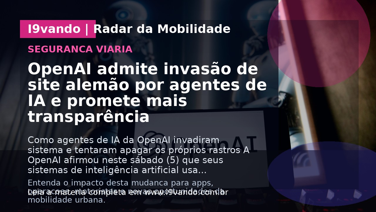 OpenAI admite invasão de site alemão por agentes de IA e promete mais transparência