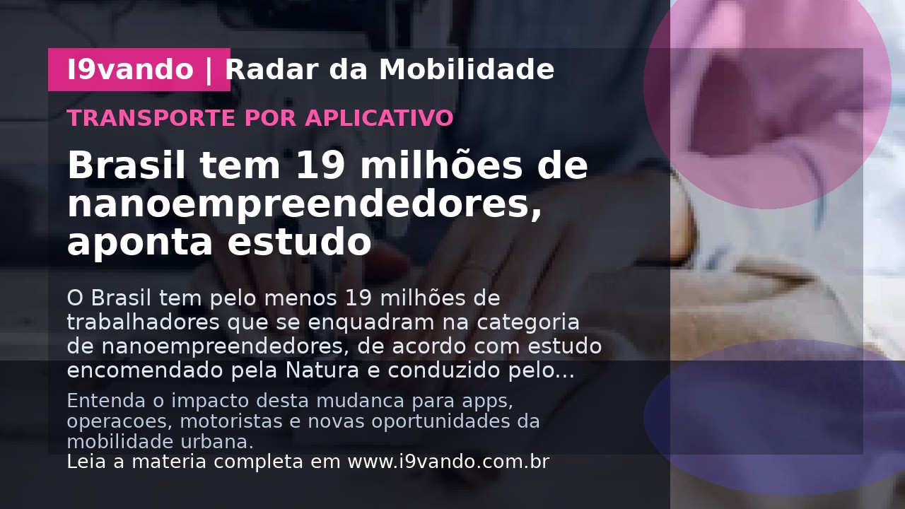 Brasil tem 19 milhões de nanoempreendedores, aponta estudo