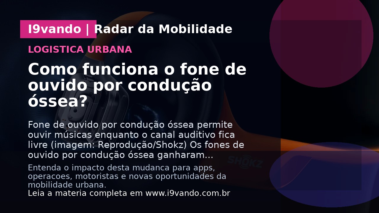 Como funciona o fone de ouvido por condução óssea?