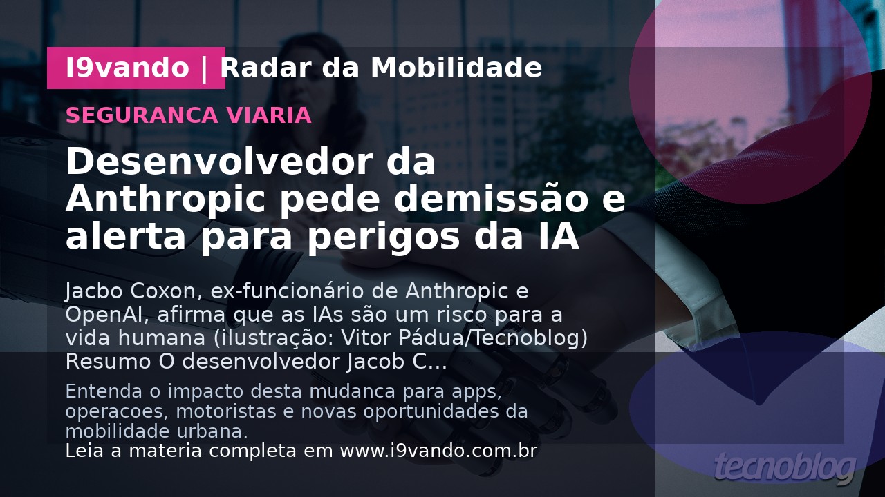 Desenvolvedor da Anthropic pede demissão e alerta para perigos da IA
