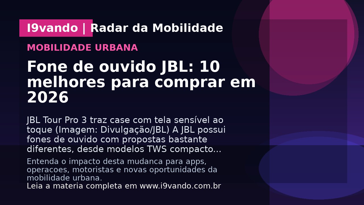 Fone de ouvido JBL: 10 melhores para comprar em 2026