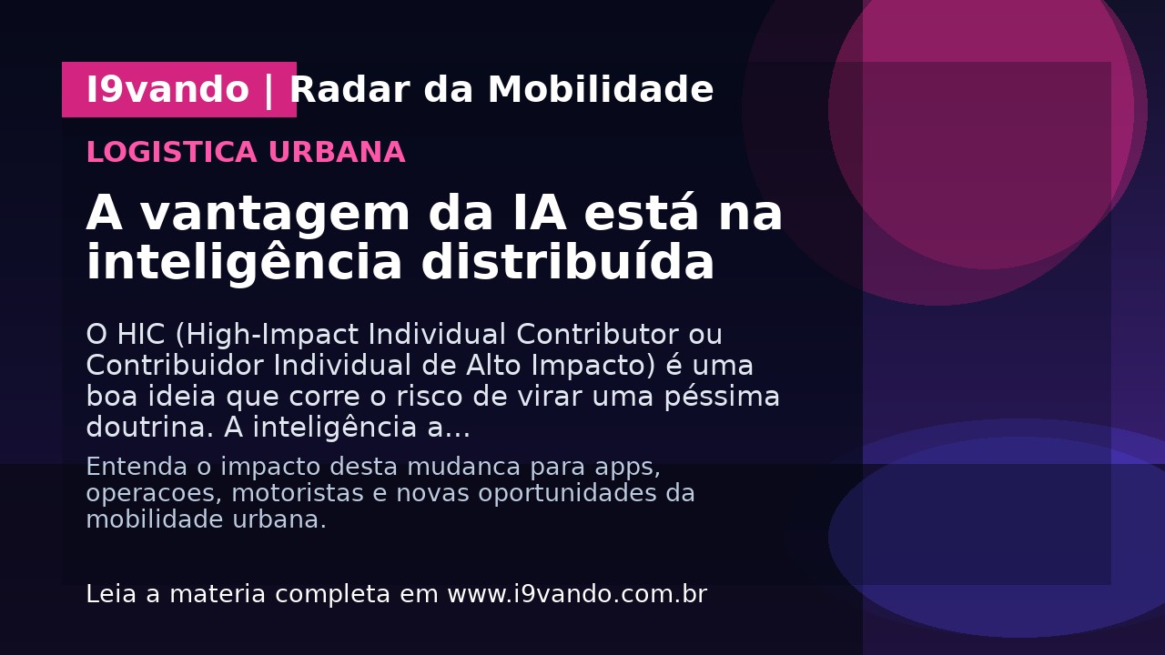 A vantagem da IA está na inteligência distribuída