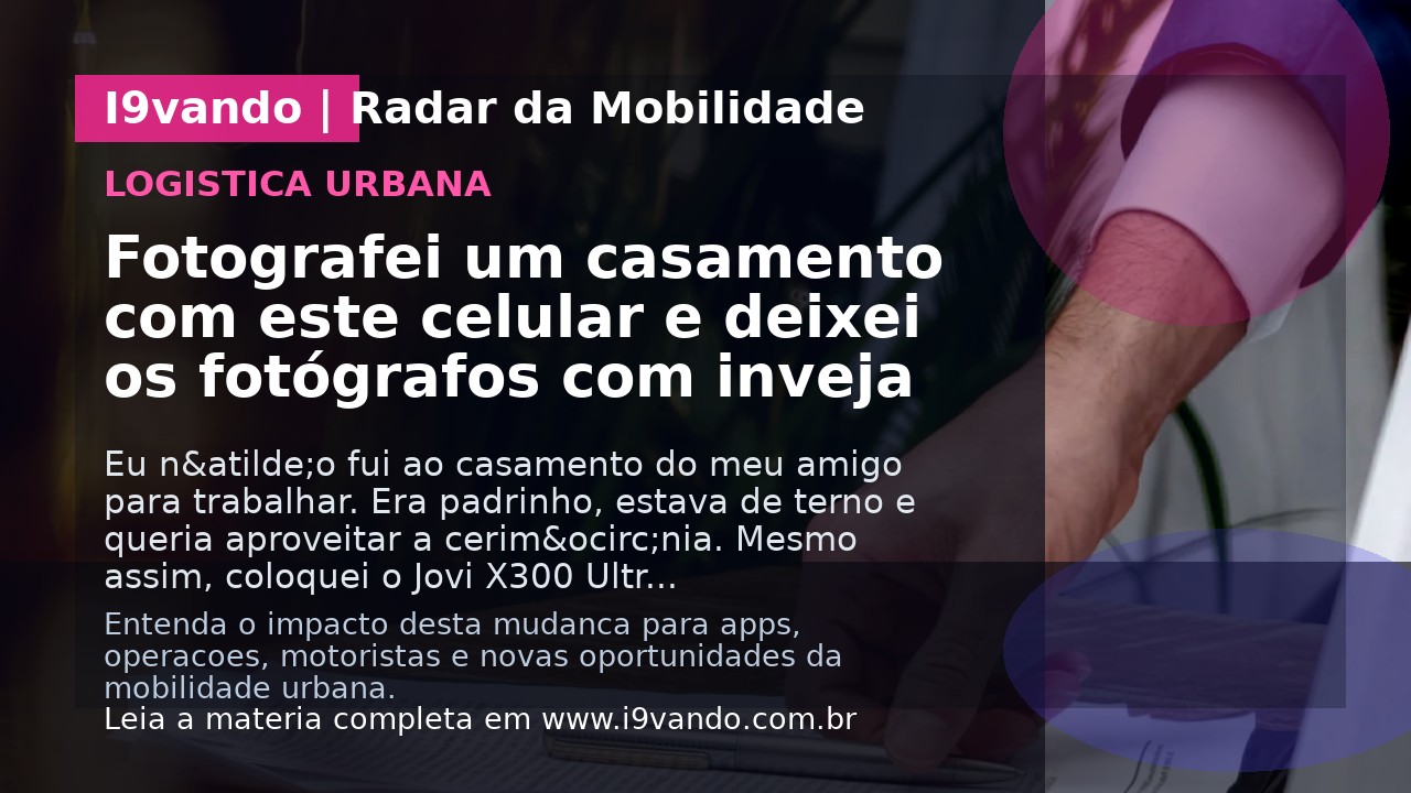 Fotografei um casamento com este celular e deixei os fotógrafos com inveja