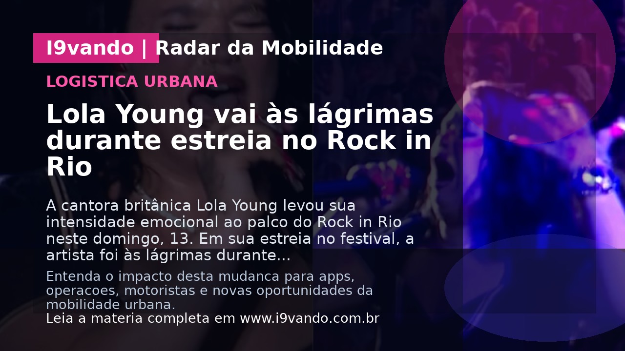 Lola Young vai às lágrimas durante estreia no Rock in Rio