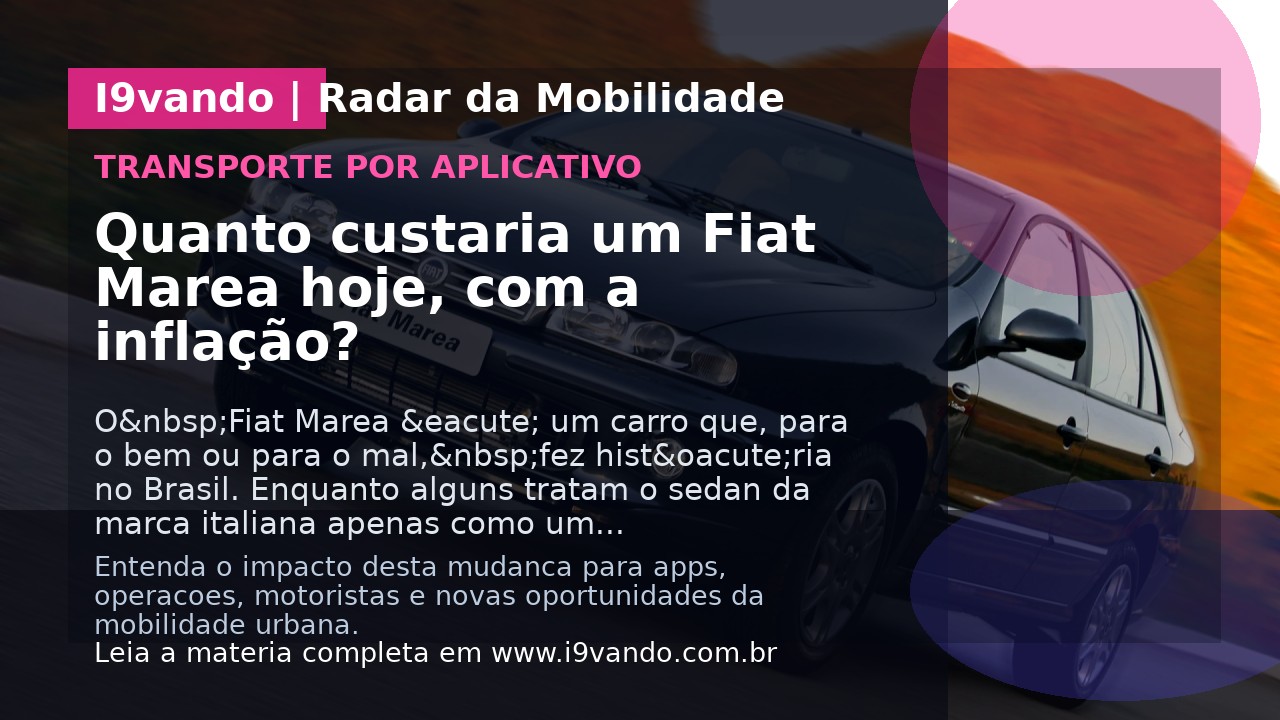 Quanto custaria um Fiat Marea hoje, com a inflação?