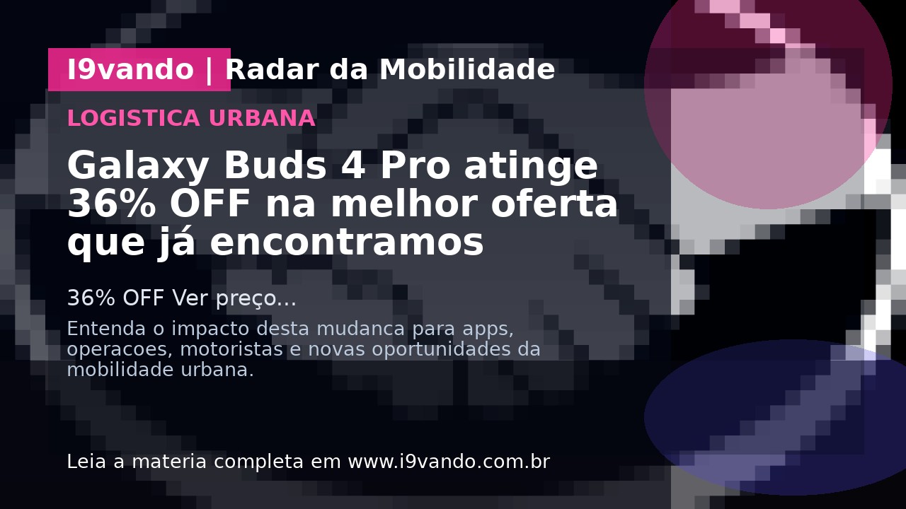 Galaxy Buds 4 Pro atinge 36% OFF na melhor oferta que já encontramos