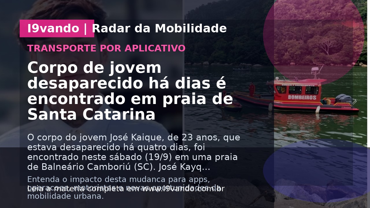 Corpo de jovem desaparecido há dias é encontrado em praia de Santa Catarina