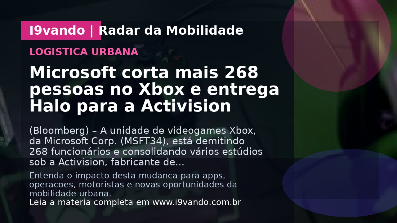 Microsoft corta mais 268 pessoas no Xbox e entrega Halo para a Activision