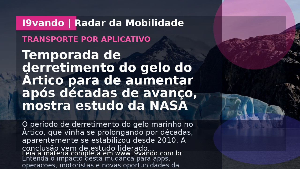Temporada de derretimento do gelo do Ártico para de aumentar após décadas de avanço, mostra estudo da NASA