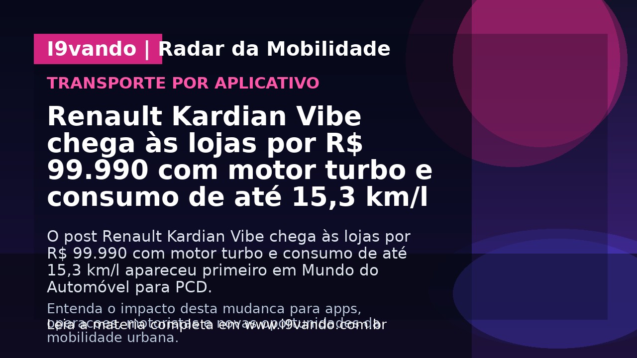 Renault Kardian Vibe chega às lojas por R$ 99.990 com motor turbo e consumo de até 15,3 km/l