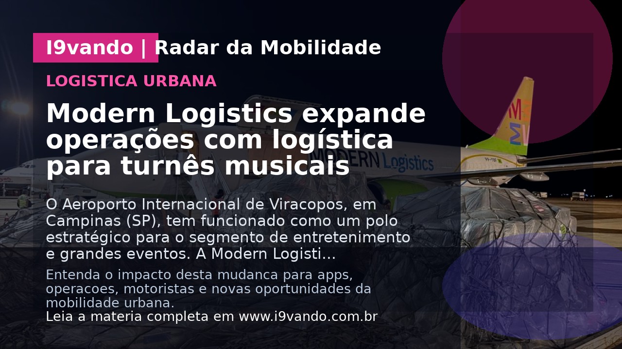 Modern Logistics expande operações com logística para turnês musicais